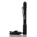 RS PRO LED Pen Torch Black - Rechargeable 375 lm, 152 mm