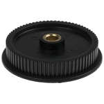 RS PRO Timing Belt Pulley, Brass, Glass Filled PC 6mm Belt Width x 2mm Pitch, 72 Tooth