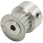 RS PRO Timing Belt Pulley, Aluminium, Zinc Plated Steel 6.4mm Belt Width x 2mm Pitch, 16 Tooth