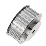OPTIBELT Timing Belt Pulley, Aluminium 4 mm, 6 mm Belt Width x 2.5mm Pitch, 24 Tooth