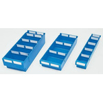 Linpac Storage Systems PP Storage Bin, 115mm x 188mm, Blue