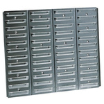Raaco PP Louvre Panel Storage Unit, 440mm x 520mm