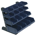 Raaco PP Storage Bin, 388mm x 500mm, Blue, Grey