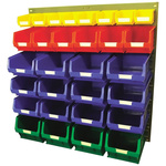 RS PRO Steel Louvre Panel Storage Unit, 946mm x 914mm, Blue, Green, Red, Yellow