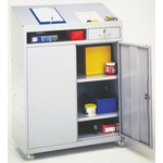 2 Door Steel Lockable Floor Standing Storage Cabinet, 1219 x 914 x 457mm