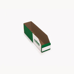 Kbins Cardboard Recycle Bin, 100mm x 75mm, Green, White