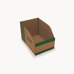 Kbins Cardboard Recycle Bin, 200mm x 200mm, Green, White