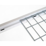 Manorga RAL 7035 Light Grey 1 Shelf Modular Shelving Extension Bay, 1800mm x 1800mm, 800mm, 683kg Load