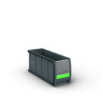 Bott Plastic Storage Bin, 165mm x 130mm, Anthracite Grey