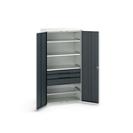 Bott 2 Door Sheet Steel  Lockable Floor Standing Cupboard, 1050 x 550 x 2000mm