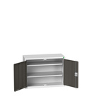 Bott 2 Door Sheet Steel  Lockable Floor Standing Cupboard, 800 x 350 x 600mm