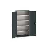 Bott 2 Door Sheet Steel  Lockable Floor Standing Cupboard, 1050 x 525 x 2000mm