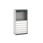 Bott 1 Door Sheet Steel No Floor Standing Cupboard, 1050 x 650 x 2000mm
