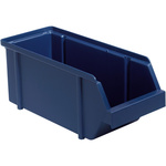 Raaco PP Storage Bin, 126mm x 125mm, Blue