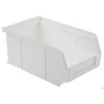 RS PRO PP Storage Bin, 76mm x 101mm, White