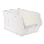 RS PRO PP Storage Bin, 181mm x 205mm, White