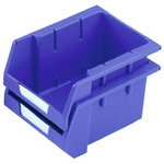 RS PRO PP Storage Bin, 130mm x 179mm, Blue