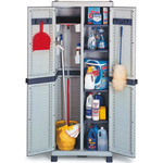2 Door PP Floor Standing Storage Cabinet, 1748 x 700 x 438mm
