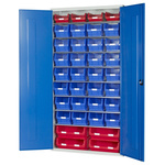 RS PRO Steel  Lockable Floor Standing Storage Cabinet, 2000 x 1015 x 430mm