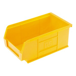 RS PRO PP Storage Bin, 76mm x 101mm, Yellow