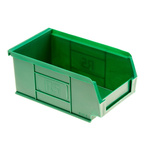 RS PRO PP Storage Bin, 76mm x 101mm, Green