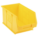 RS PRO PP Storage Bin, 130mm x 150mm, Yellow