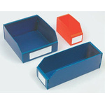 RS PRO Storage Bin, 100mm x 100mm, Blue