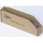 Fellowes Cardboard Storage Bin, 104mm x 106mm, Black, White