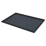 RS PRO Grey PP Storage Box Lid, 600mm x 400mm x 16mm