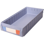 RS PRO PP Storage Bin, 500mm x 234mm, Blue