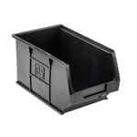 RS PRO PP Storage Bin, 132mm x 150mm, Black