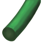 RS PRO 30m 7mm diameter Green Round Polyurethane Belt for use with 67mm minimum pulley diameter