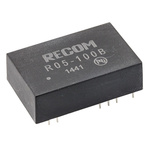 Recom 5W Isolated DC-DC Converter Through Hole, Voltage in 4.5 → 6 V dc, Voltage out 40 → 120V dc