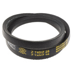 RS PRO Drive Belt, belt section Z, 710mm Length