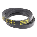 RS PRO Drive Belt, belt section Z, 610mm Length