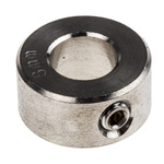RS PRO Shaft Collar One Piece Set Screw, Bore 8mm, OD 16mm, W 8mm, Stainless Steel