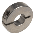 Ruland Shaft Collar One Piece Clamp Screw, Bore 8mm, OD 20mm, W 5.5mm, Stainless Steel