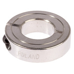 Ruland Shaft Collar One Piece Clamp Screw, Bore 15mm, OD 30mm, W 8mm, Aluminium