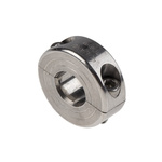 Ruland Shaft Collar Two Piece Clamp Screw, Bore 10mm, OD 24mm, W 9mm, Stainless Steel