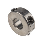 Ruland Shaft Collar Two Piece Clamp Screw, Bore 15mm, OD 34mm, W 13mm, Stainless Steel