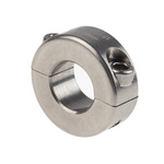 Ruland Shaft Collar Two Piece Clamp Screw, Bore 20mm, OD 40mm, W 15mm, Stainless Steel