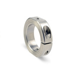 Ruland Shaft Collar One Piece Clamp Screw, Bore 25mm, OD 45mm, W 15mm, Stainless Steel