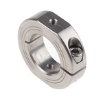 Ruland Shaft Collar One Piece Clamp Screw, Bore 30mm, OD 54mm, W 15mm, Stainless Steel