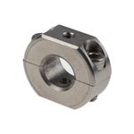 Ruland Shaft Collar Two Piece Clamp Screw, Bore 12mm, OD 28mm, W 11mm, Stainless Steel