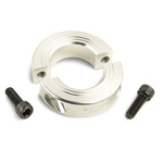 Ruland Shaft Collar Two Piece Clamp Screw, Bore 10mm, OD 24mm, W 9mm, Aluminium