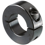 Huco Shaft Collar One Piece Clamp Screw, Bore 5mm, OD 16mm, W 9mm, Steel