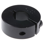 Huco Shaft Collar One Piece Clamp Screw, Bore 10mm, OD 24mm, W 9mm, Steel