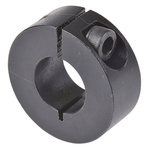 Huco Shaft Collar One Piece Clamp Screw, Bore 16mm, OD 34mm, W 13mm, Steel