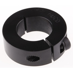 Huco Shaft Collar One Piece Clamp Screw, Bore 25mm, OD 45mm, W 15mm, Steel