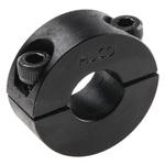 Huco Shaft Collar Two Piece Clamp Screw, Bore 12mm, OD 28mm, W 11mm, Steel